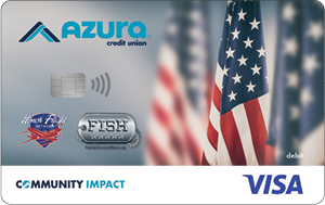 Visa Debit Card | Northeast KS Non-Profit Donations | Azura CU